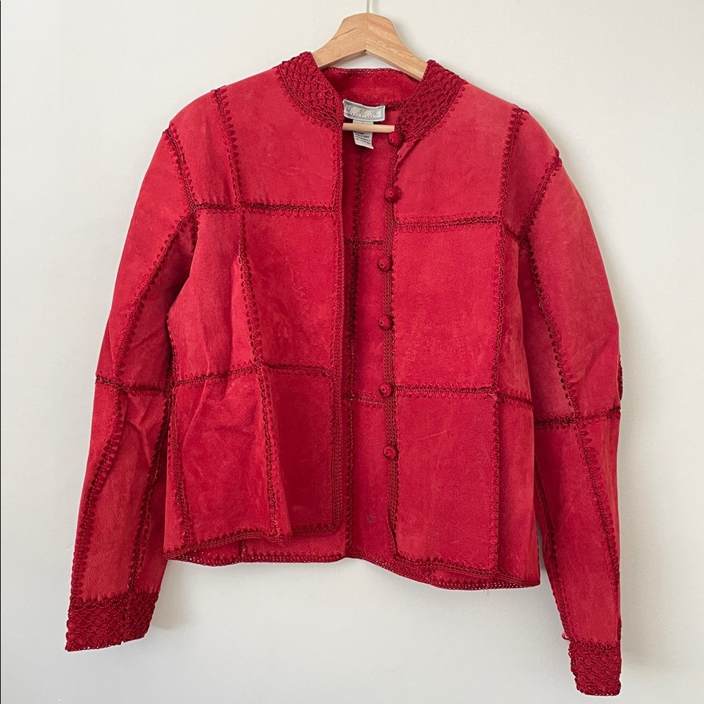 Vintage Suede Patch Jacket